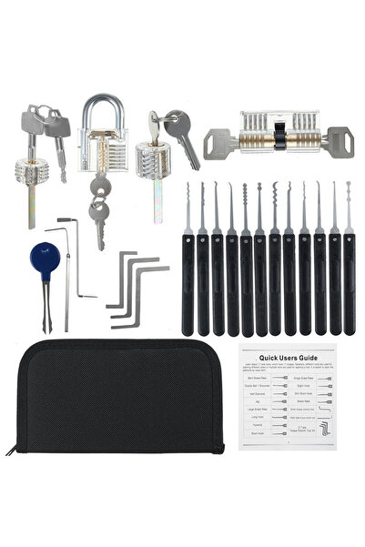 Choice مجموعة أدوات فتح الأقفال 30 قطعة/مجموعة، أدوات فتح الأقفال، أدوات تدري...