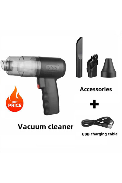 Choice Black New 198000PA 120w Car Vacuum Cleaner Wireless Super High Powerfu...