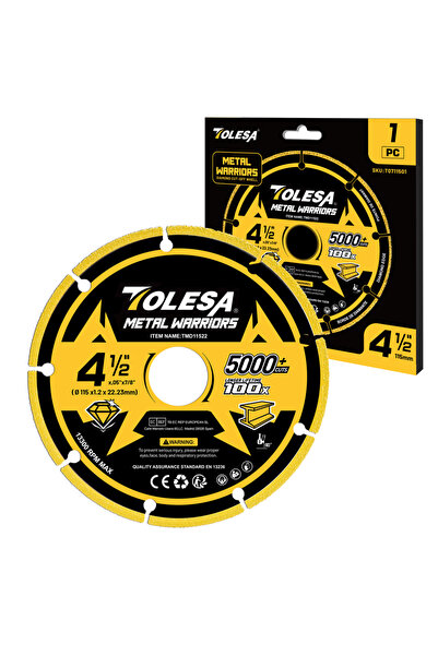 Choice1 1.2mm 115mm 22.23mm Metal Cutting 1PC TOLESA 1/3PCS Diamond Cutting W...