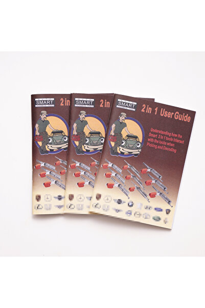 Choice portable Lishi 2 In 1 Tool Book User Manual User Guide FOR CAR LK lish...