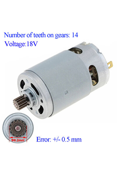 Choice 18V MOTOR Power Tool Accessories RS550 Brushed Motor 14 Teeth 18V For ...