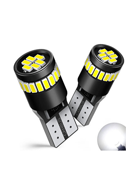 Choice 2x white 2X T10 Canbus License LED Side Marker Dome Map Light Bulbs 19...