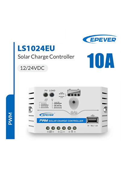 choice2 وحدة تحكم شحن الطاقة الشمسية LS1024EU EPEVER PWM، LS0512EU، بقدرات 5 ...