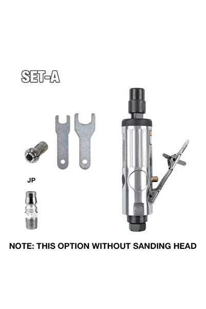 Choice1 SET-A Air Die Grinder, with 1/4" and 1/8" Collets Pneumatic Tool Grin...