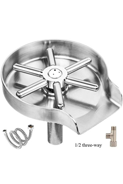 Choice1 1 set Glass Cup Bottle Washer Cleaner Beer Bar Glass Rinser Faucet Si...