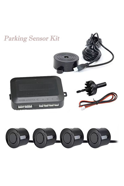 choice2 طقم رادار الرجوع للخلف للسيارة السوداء، نظام استشعار ركن السيارة مع 4...