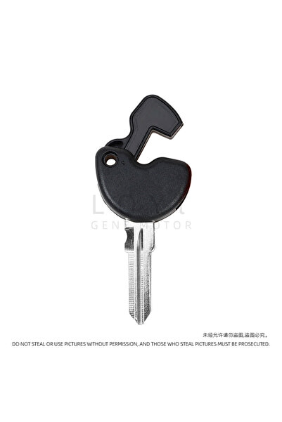 Choice3 3 PCS Black 3Pcs Blank Key Motorcycle Replace Uncut Keys For Vespa Pi...