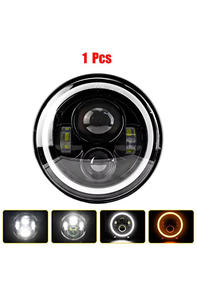 Choice1 1 Pcs 7 Inch Motorcycle LED Headlight 6000K 60W For Jeep Wrangler JK ...