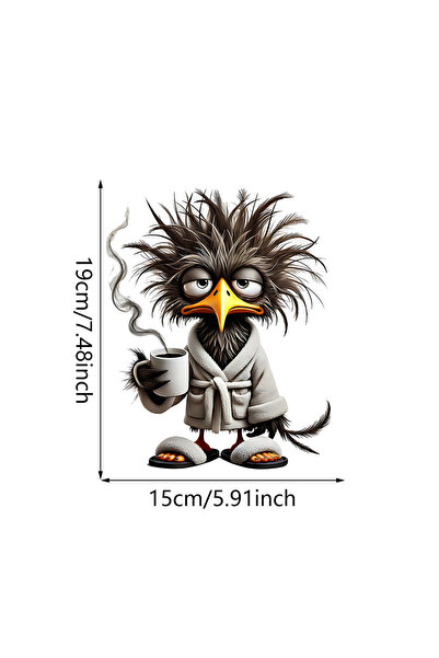 Choice ملصق سيارة مقاوم للماء بتصميم طيور الأرق، قطعة واحدة، مناسب للسيارات، ...