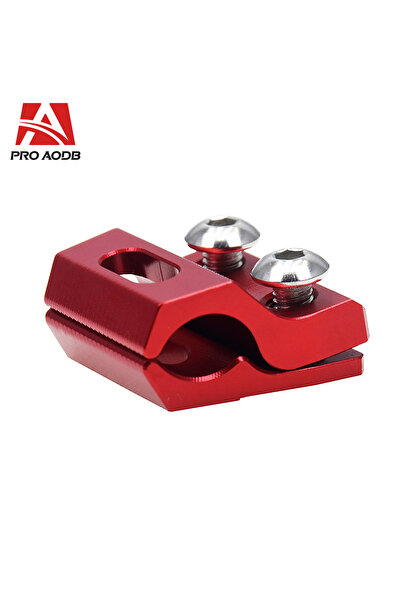 Choice Red Motorcycle CNC Front Brake Line Holder Hose Clamp For Honda CRF 25...