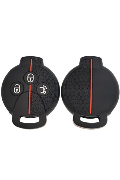 Choice1 For Benz Brabus 451 3 Button Silicone For Benz Smart 450 451 Roadster...