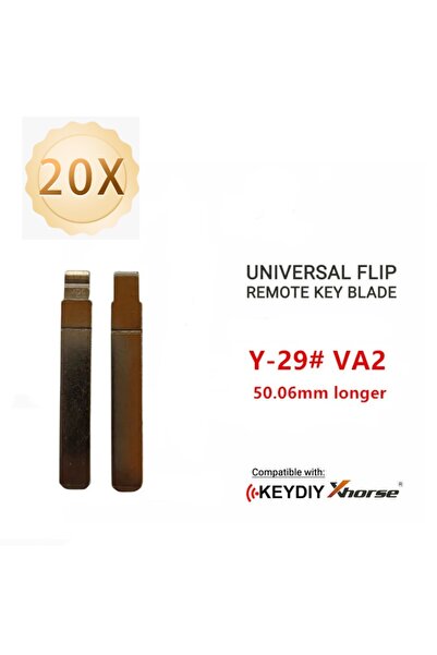 Choice1 20 قطعة (10/20 قطعة) شفرة مفتاح تحكم عن بعد معدنية أصلية غير مقطوعة ق...