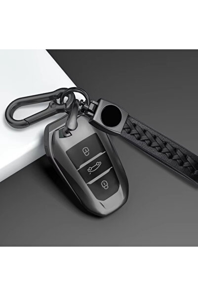 Choice4 A2 Gray TPU Car Key Case Remote Cover For Peugeot 208 308 T9 508 2008...