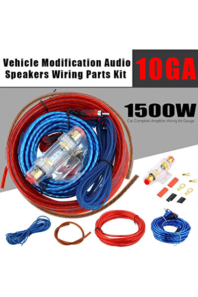 Choice طقم أسلاك مكبرات صوت السيارة 10GA، مضخم صوت فرعي 1500 واط، سلك تركيب، ...