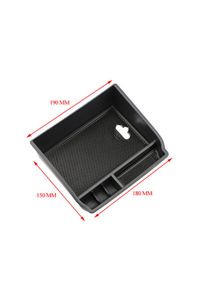 Choice صندوق تخزين مسند ذراع السيارة المصنوع من السيليكون لسيارة تويوتا فورتش...