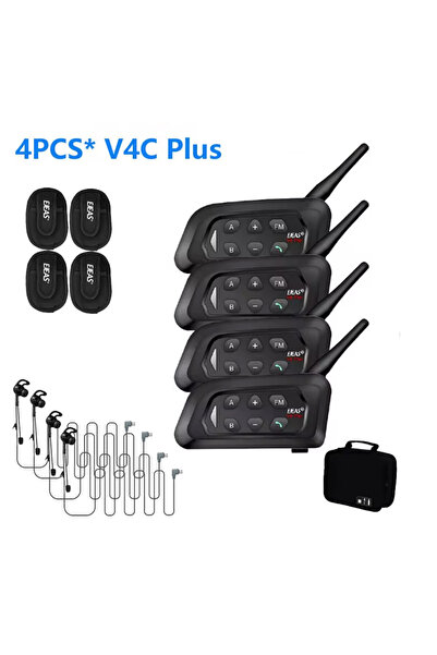 Choice ٤ قطع من حقيبة EJEAS V4C PLUS V4C PLUS، سماعة اتصال داخلي لحكام كرة ال...