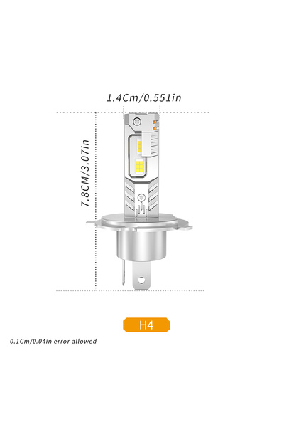 Choice4 2PCS H4 9003 HB2 50W 2PCS Powerful H4 H7 H11 H8 9005 HB3 9006 HB4 LED...