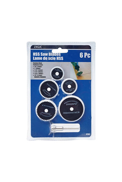 Choice 6 قطع من شفرات قطع المعادن والخشب، شفرات منشار دائري كهربائي عالي السرعة