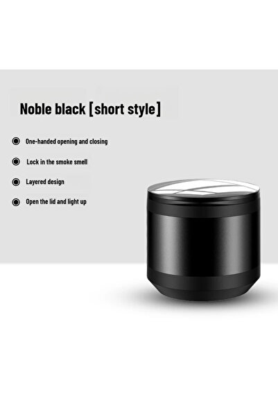 Choice1 B New Portable Car LED Ashtray Universal Auto Ashtray Cigarette Ash H...