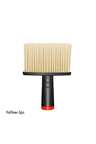 Choice1 فرشاة تنظيف داخلية للسيارة ذات شعيرات ناعمة، لون أصفر، قطعة واحدة - ل...