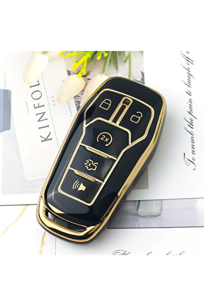 Choice black KEYYOU 1PCS TPU Car Key Case Fob For Ford Fusion Mondeo Mustang ...