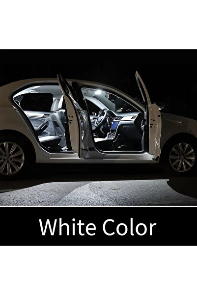 Choice7 مجموعة مصابيح LED داخلية للسيارة من 7 قطع باللون الأبيض لسيارات فوكسه...