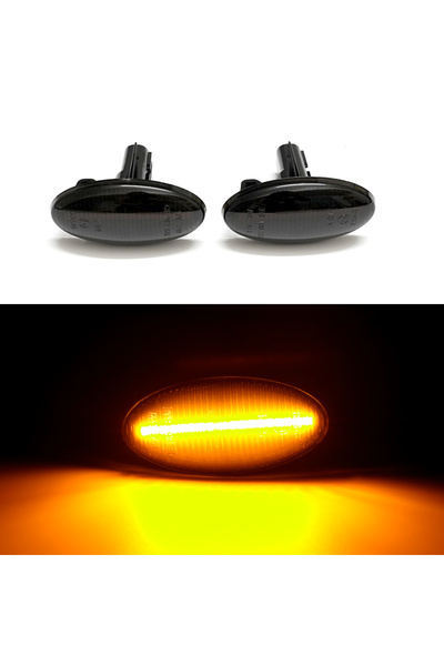 Choice زوج واحد من مصابيح LED جانبية ديناميكية مدخنة لسيارات سوبارو فورستر وإ...