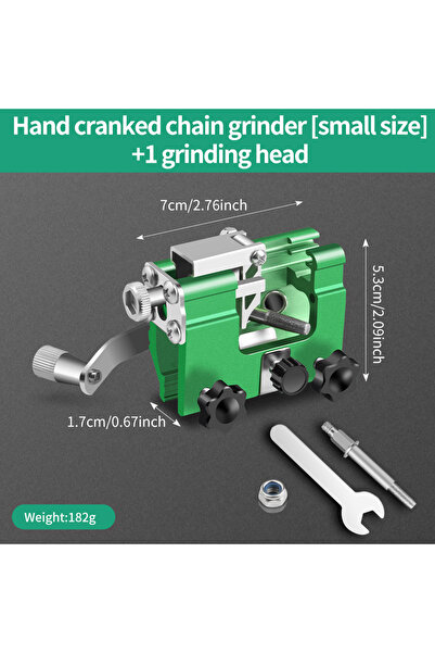 Choice1 S SIZE Professional Hand Crank Chainsaw Sharpener Kit with 3PCS Diamo...