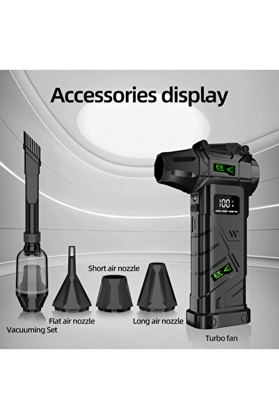 Choice مروحة توربو HFX8-XC HFX-08، محرك بدون فرش بسرعة 580,000 دورة في الدقيق...