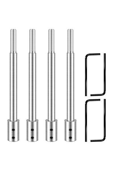 Choice 4 قطع من وصلات مثقاب فورستنر الطويلة جدًا لإضافة أعمدة سداسية يزيد طول...