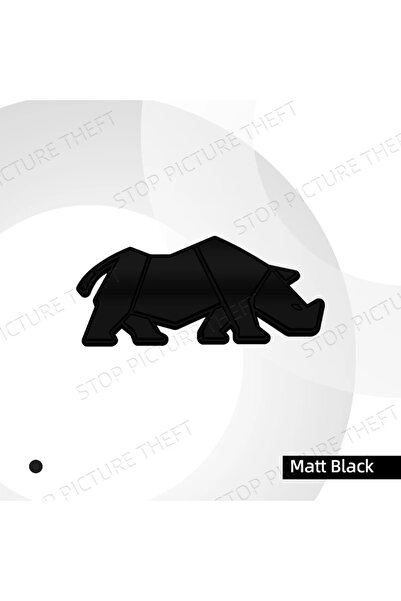 choice2 ملصق شعار وحيد القرن من سبيكة معدنية سوداء غير لامعة، يُوضع على صندوق...