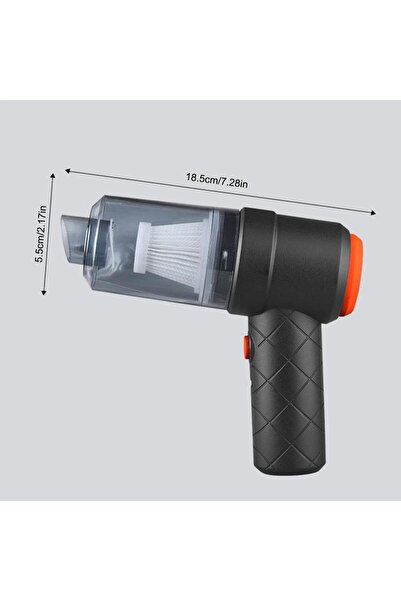 Choice مكنسة كهربائية لاسلكية سوداء بقوة 6000 باسكال، مكنسة يدوية محمولة، منظ...