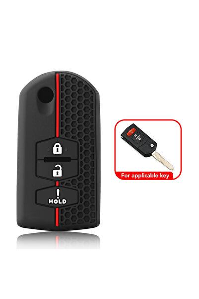 Choice 3 Buttons Silicone Car Key Case For Mazda Demio 2 3 5 6 M3 M5 M6 CX-5 ...