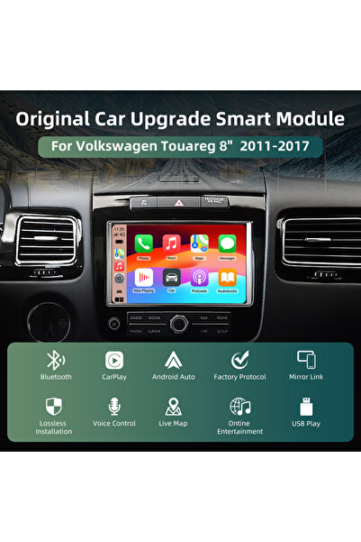 Choice طقم تعديل شاشة فولكس فاجن طوارق Ezonetronics OEM، وحدة فك تشفير BoxCar...