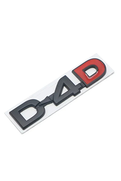 Choice شعار معدني ثلاثي الأبعاد أسود وأحمر من ستايل 36، شعار D-4D، ملصق خلفي ...