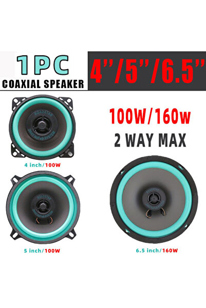 Choice1 مكبرات صوت سيارة محورية عالمية مقاس 4 بوصات، قطعة واحدة، 4/5/6.5 بوصة...