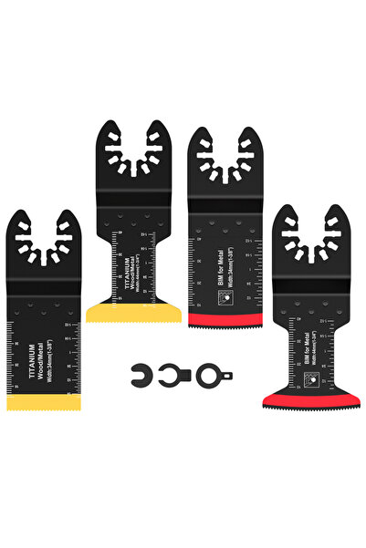 Choice 4 قطع من شفرات المنشار المتذبذب ثنائية المعدن من التيتانيوم، متعددة ال...