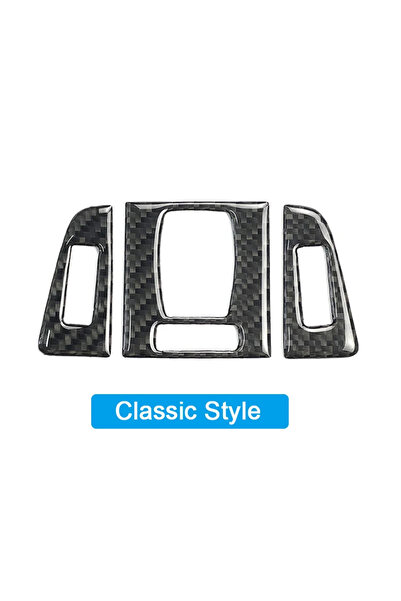 Choice ملصقات كلاسيكية من ألياف الكربون لمنفذ مكيف الهواء المركزي للسيارة