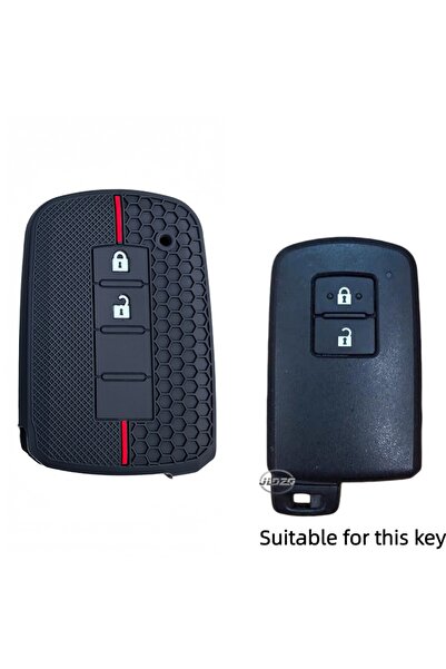 Choice 2 Button 2 Butt Remote Car Key Case Cover Shell Fob Holder For Toyota ...