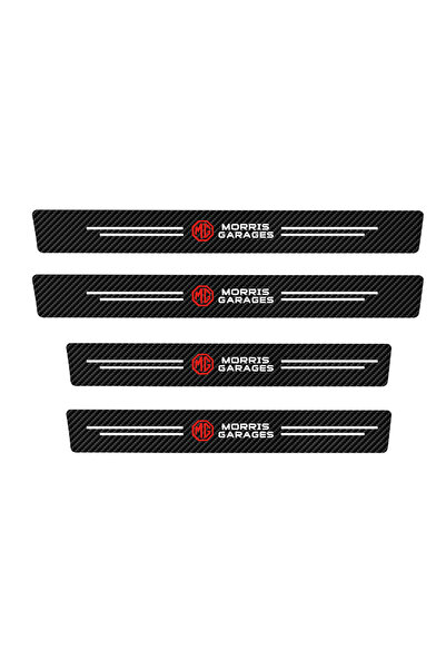 Choice 4 قطع من ملصقات حماية عتبات أبواب السيارات ضد الخدوش، ملحقات لسيارات م...