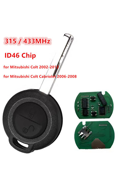 Choice1 مفتاح سيارة عن بعد بتردد 433 ميجاهرتز ID46 Keyecu ثنائي الأزرار، متوا...