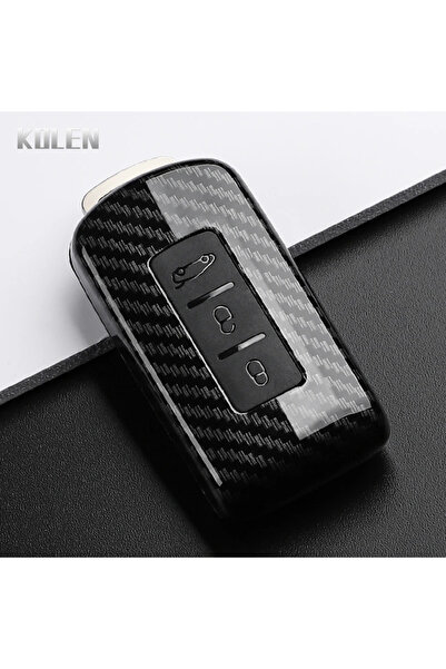 choice2 غطاء مفاتيح سيارة بتصميم من ألياف الكربون ABS لسيارات ميتسوبيشي إكسبا...