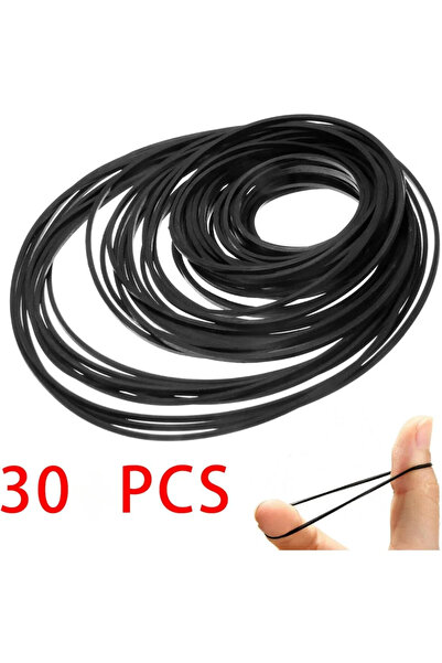Choice 30 قطعة، 1 مم، أطوال متنوعة، شريط كاسيت مربع أسود مطوي، 1 مم، حزام لجه...
