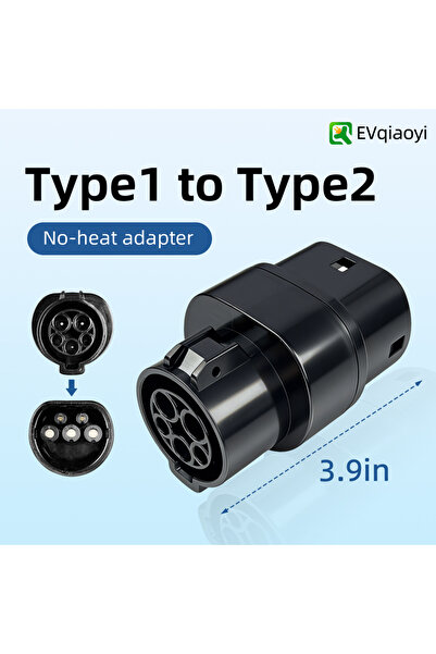Choice محول من النوع 1 إلى النوع 2، موصل 32 أمبير 7 كيلوواط، معيار SAE J1772،...
