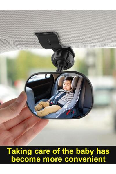 Choice black In car baby observation mirror, car children's reverse blind spo...