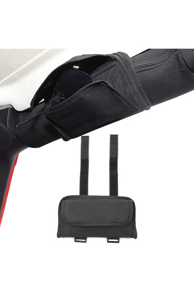 Choice حامل نظارات شمسية مثبت على قضيب الحماية الخلفي للسيارة، حقيبة تخزين بم...