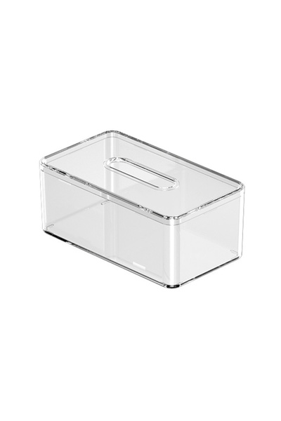 Choice Large Transparent Square Clear Tissue Box Holder Table Clear Dryer She...