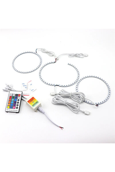 Choice طقم مصابيح LED متعددة الألوان RGB لعيون الملاك، حلقات هالو RGB، ضوء نه...