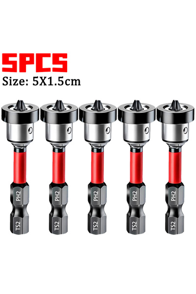 Choice1 5 قطع من رؤوس مفكات براغي سداسية الشكل مزودة بحلقة مغناطيسية (20/1x) ...