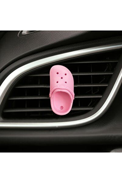Choice حذاء وردي اللون بفتحة صغيرة، شبشب صغير، مشبك لتزيين معطر السيارة، مكيف...